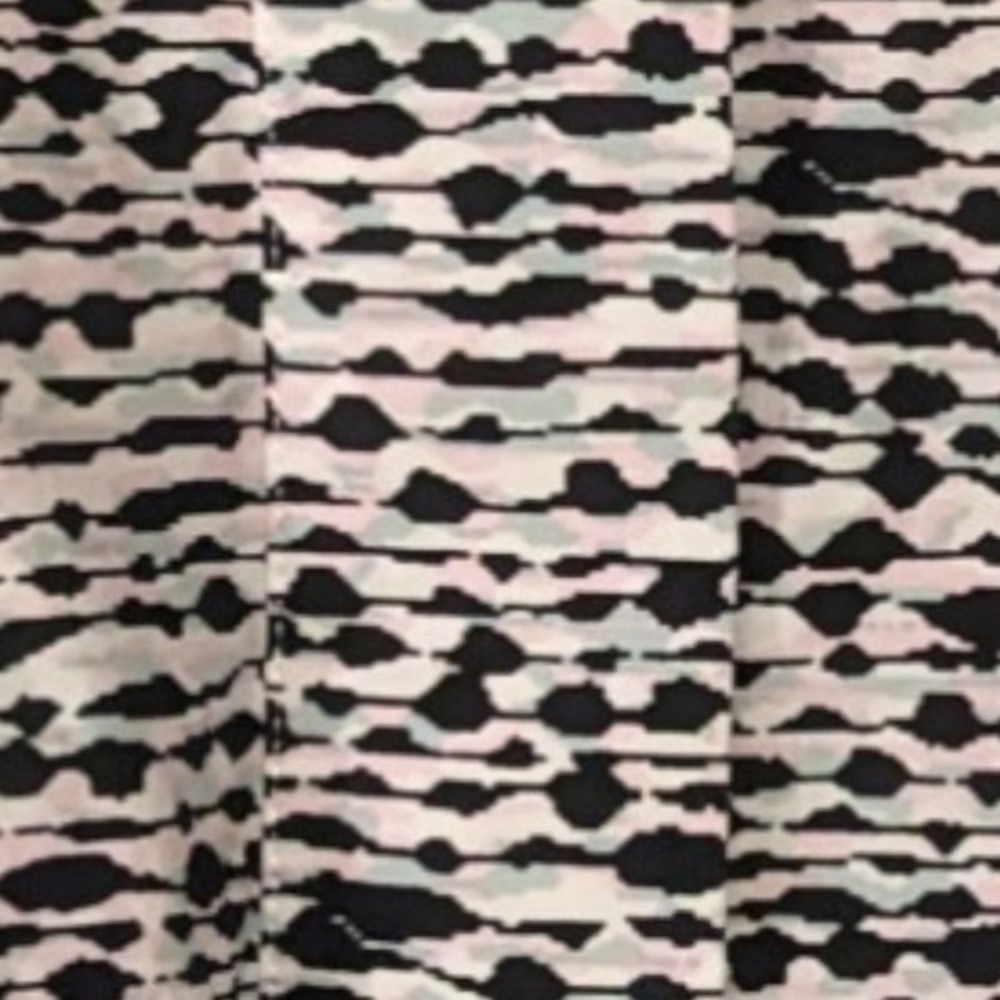 COS Women Black White Abstract Print Cotton 3/4‎ Sleeve Blouse Sz 10 - Picture 4 of 7